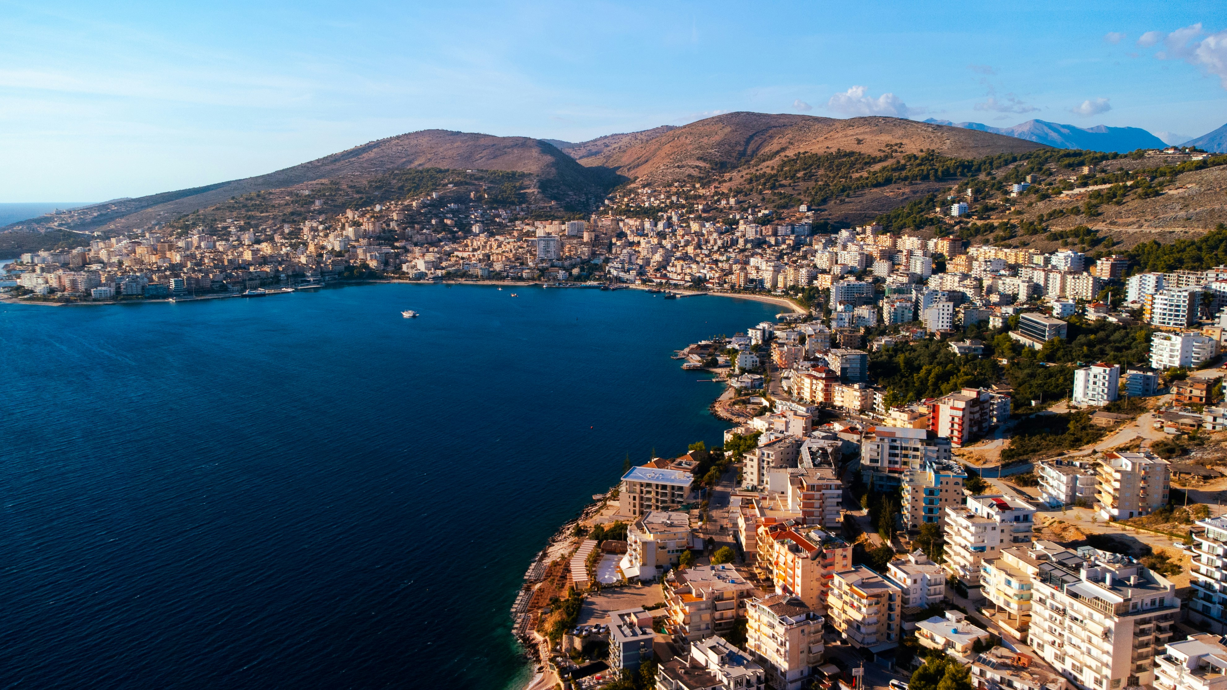 Küste von Sarandë, Albanien