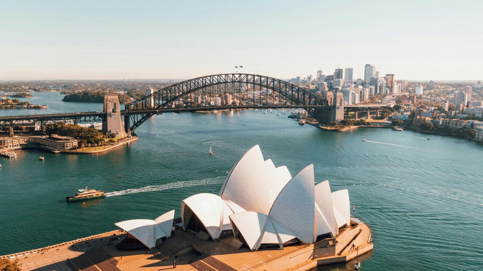 Opernhaus und Harbour Bridge in Sydney, Australien