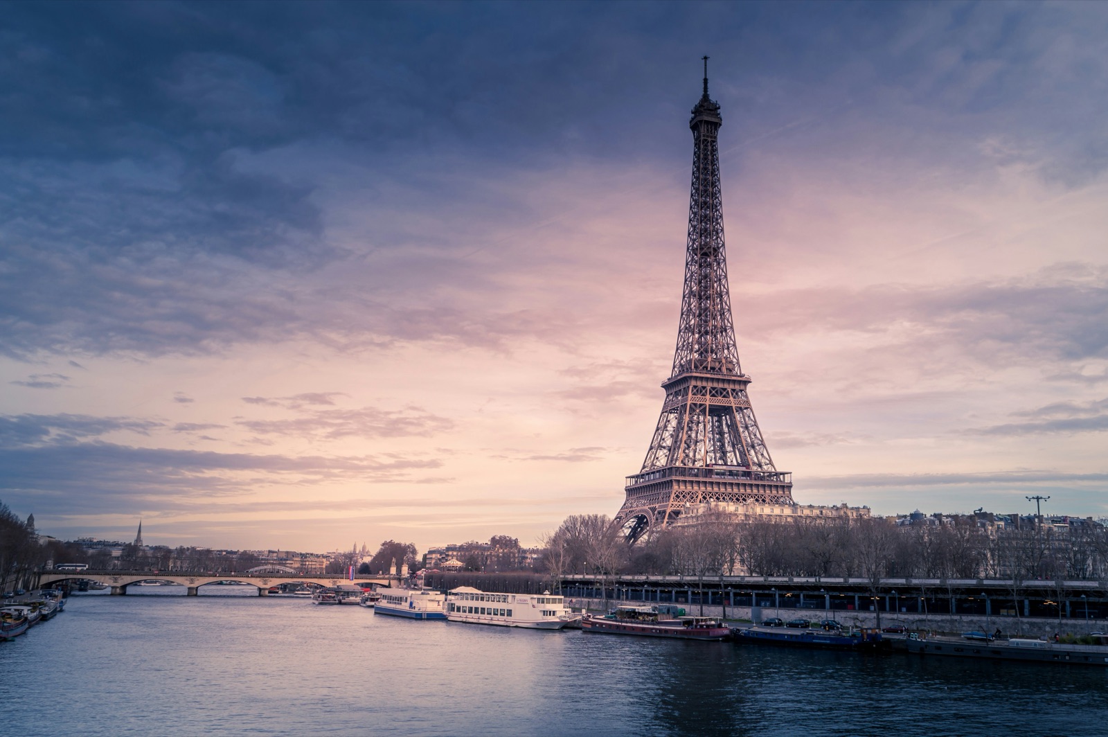 Dächer von Paris mit dem Eiffelturm, Frankreich