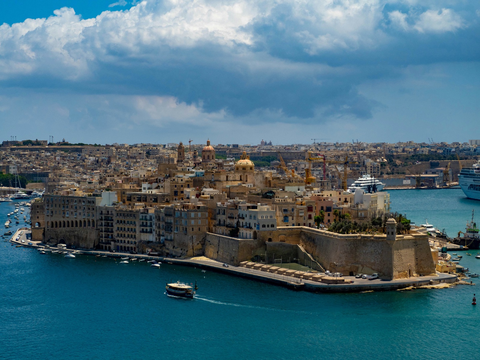 Skyline von Valletta und Grand Harbour, Malta